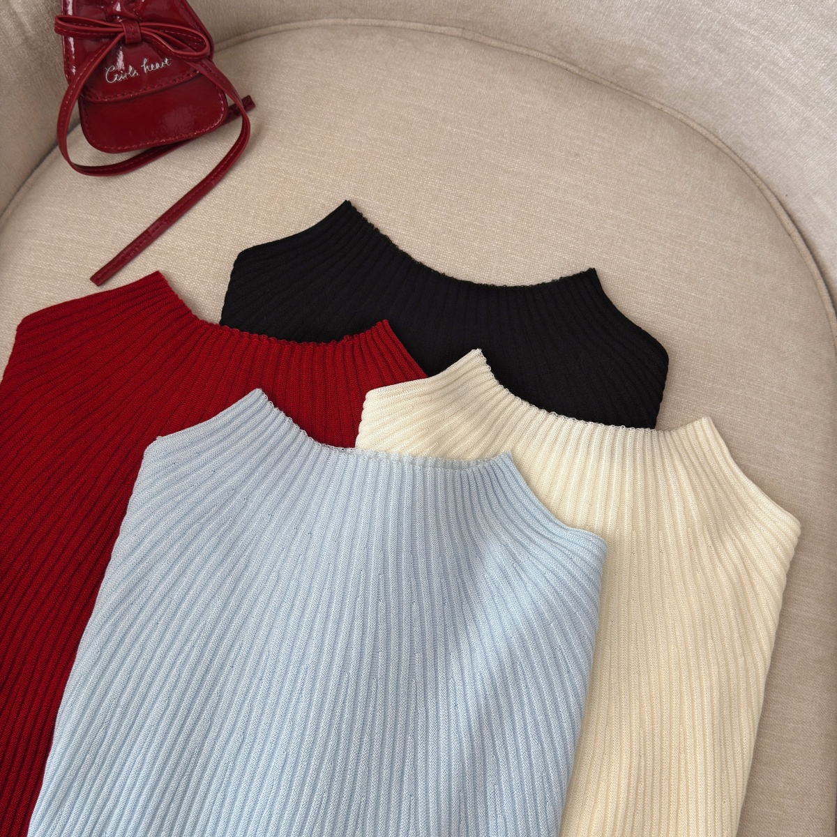 Women's Soft Knit Short Sleeve Top Summer Solid Color Slimming Pullover - Style f556aa - Image 5